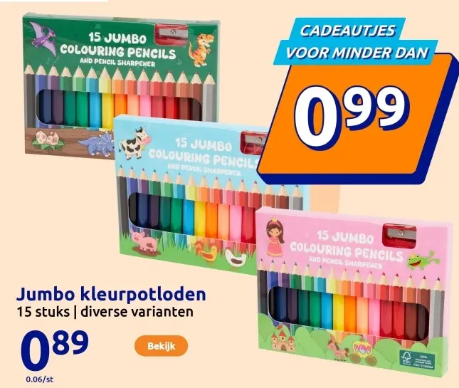Aanbieding: Jumbo kleurpotloden