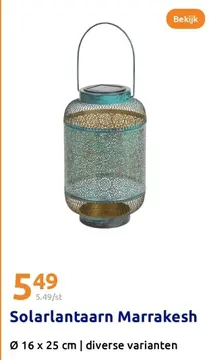 Aanbieding: Solarlantaarn Marrakesh