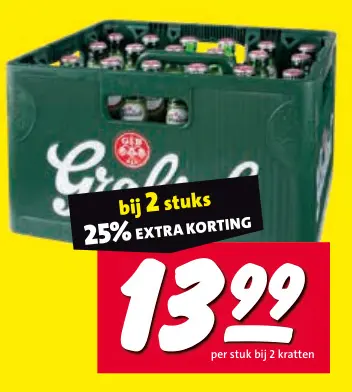 Aanbieding: Grolsch bier