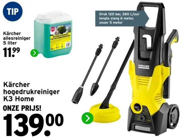 Aanbieding: Hogedrukreiniger K3 Home