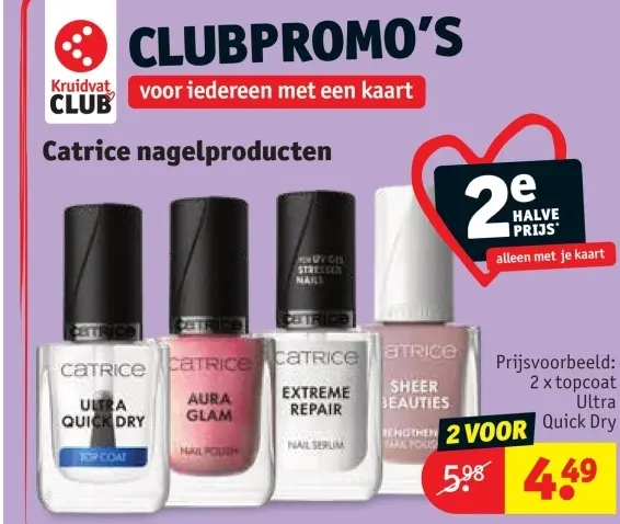 Promotie: Catrice nagelproducten