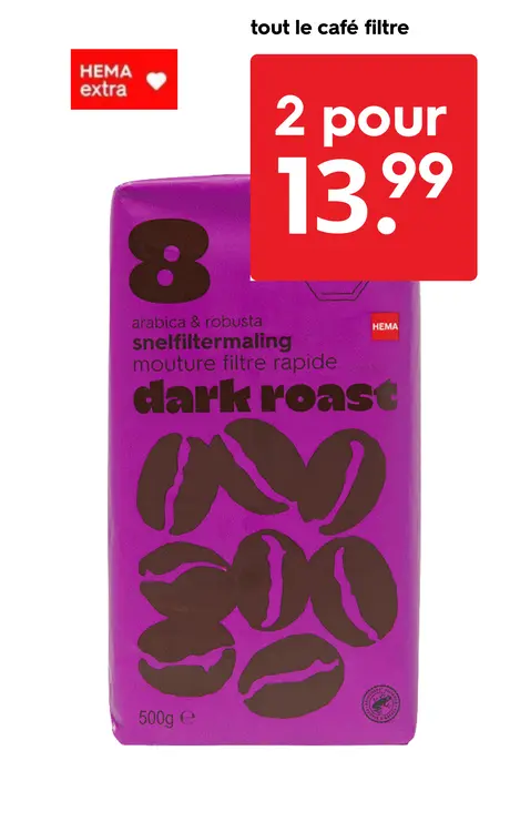 Offre: café filtre
