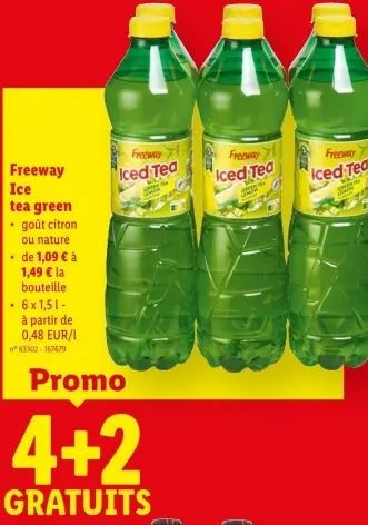 Offre: Ice tea green