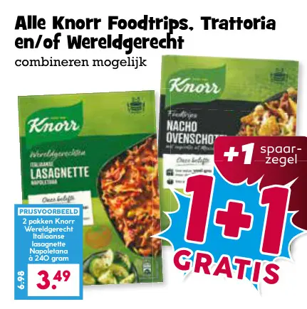 Aanbieding: Knorr Foodtrips, Trattoria en/of Wereldgerech