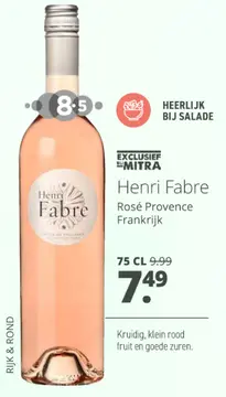 Aanbieding: Henri Fabre Rosé Provence