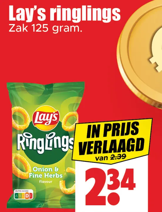 Aanbieding: Lay's ringlings