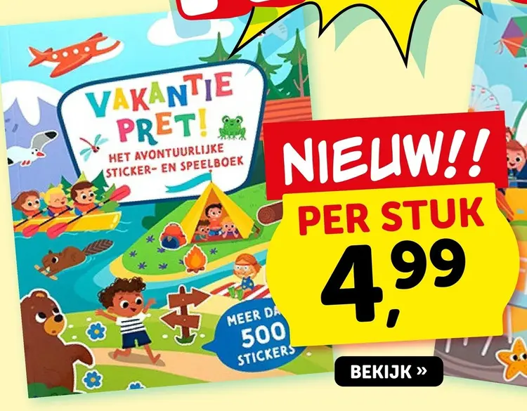 Aanbieding: Vakantie Pret! Het Avontuurlijke Sticker- en Speelboek