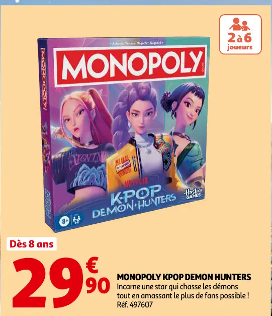 Promotie: Monopoly Kpop Demon Hunters
