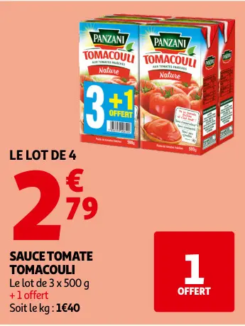 Promotie: Sauce tomate tomacouli