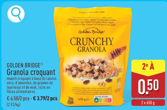 Offre: Granola croquant
