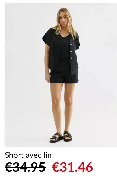 Offre: Short avec lin