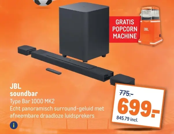 Aanbieding: soundbar Type Bar 1000 MK2
