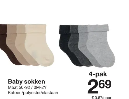 Promotie: Baby sokken