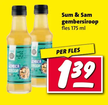 Aanbieding: gembersiroop