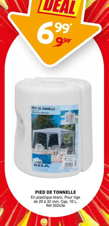 Offre: Pied de tonnelle
