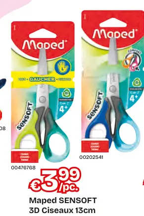 Offre: Maped SENSOFT 3D Ciseaux 13cm