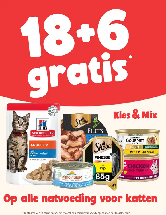 Aanbieding: Alle Natvoeding katten