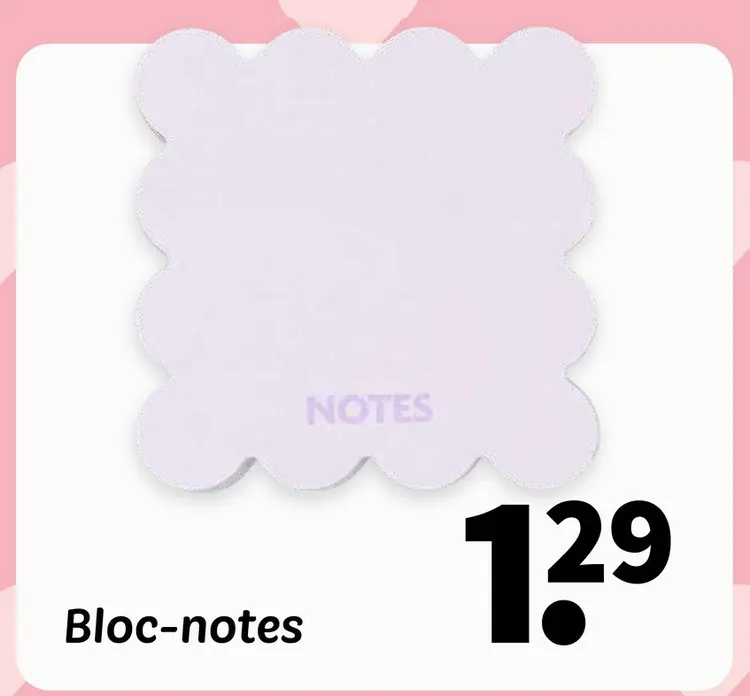 Offre: Bloc-notes