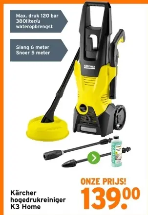 Aanbieding: Hogedrukreiniger K3 Home
