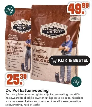 Aanbieding: Dr. Pol kattenvoeding