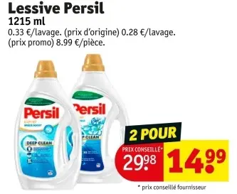 Offre: Lessive Persil
