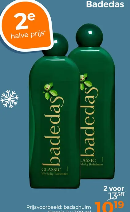 Aanbieding: Badedas Classic Weldadig Badschuim