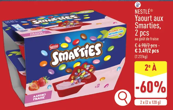 Offre: Yaourt aux Smarties
