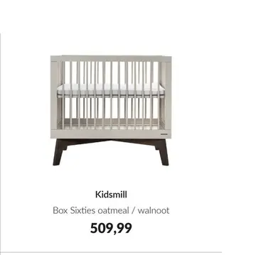 Aanbieding: Kidsmill Sixties Box – Oatmeal / Walnoot