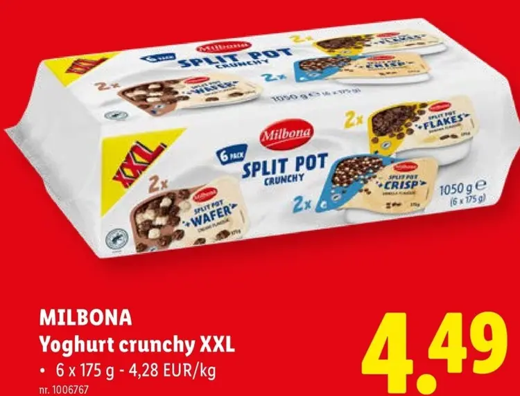 Promotie: Yoghurt crunchy XXL