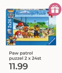 Aanbieding: Paw patrol puzzel