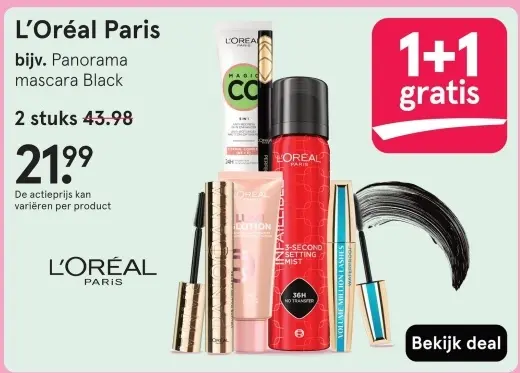 Aanbieding: Panorama mascara Black