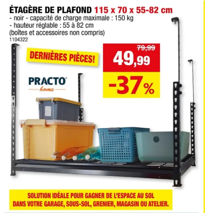 Offre: Étagère de plafond