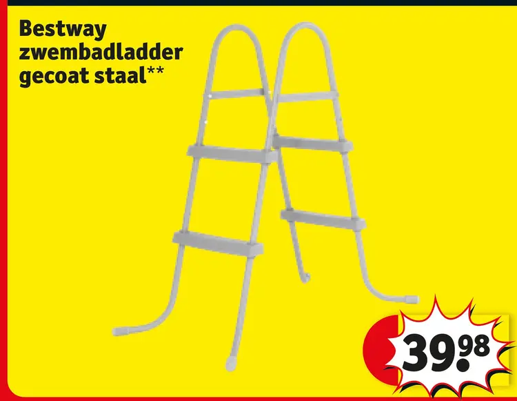 Aanbieding: zwembadladder