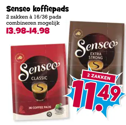 Aanbieding: koffiepads