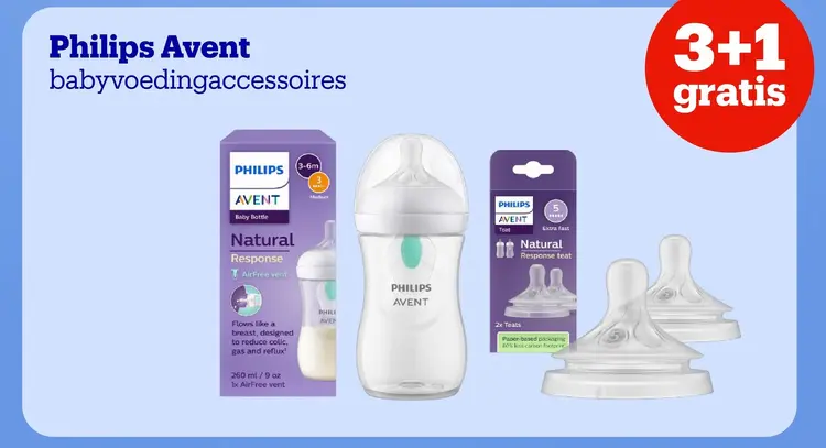 Promotie: Philips Avent babyvoedingaccessoires