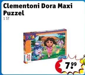 Aanbieding: Clementoni Dora Maxi Puzzel