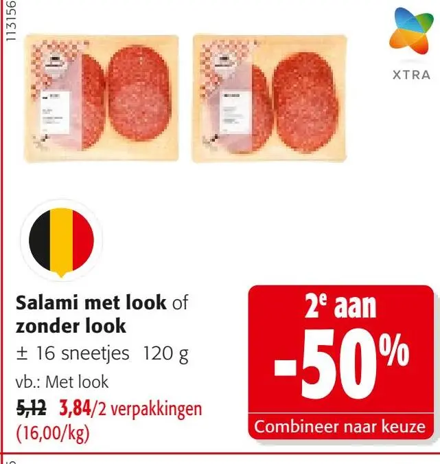 Promotie: Salami met look of zonder look
