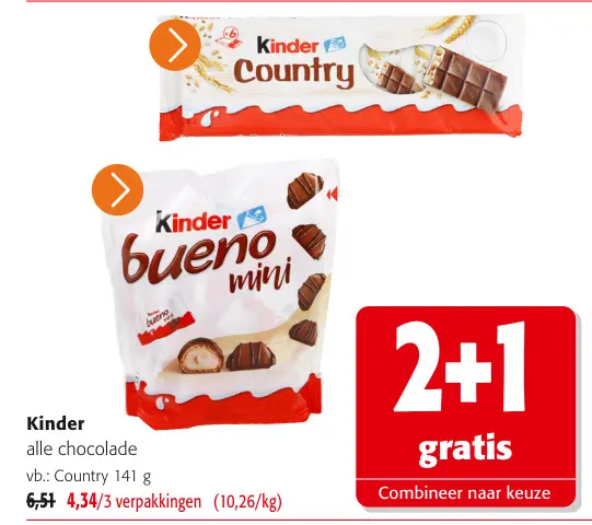 Promotie: alle chocolade