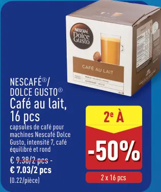 Offre: Café au lait