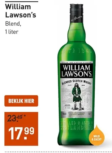 Aanbieding: William Lawson's