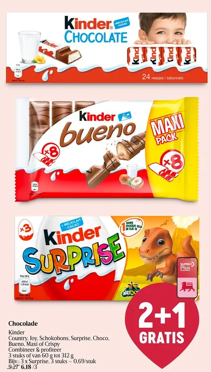 Promotie: Kinder Surprise