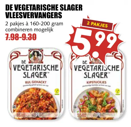 Aanbieding: Vleesvervangers