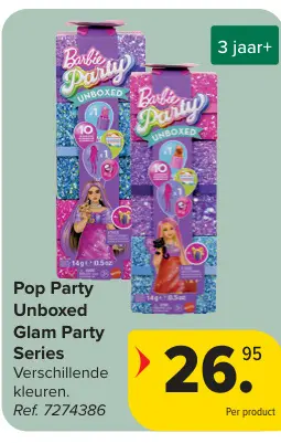 Aanbieding: Pop Party Unboxed Glam Party Series