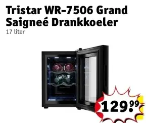 Aanbieding: Tristar WR-7506 Grand Saignée Drankkoeler
