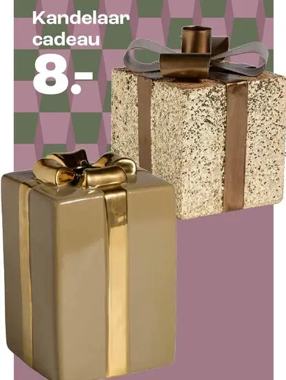 Promotie: Kandelaar cadeau