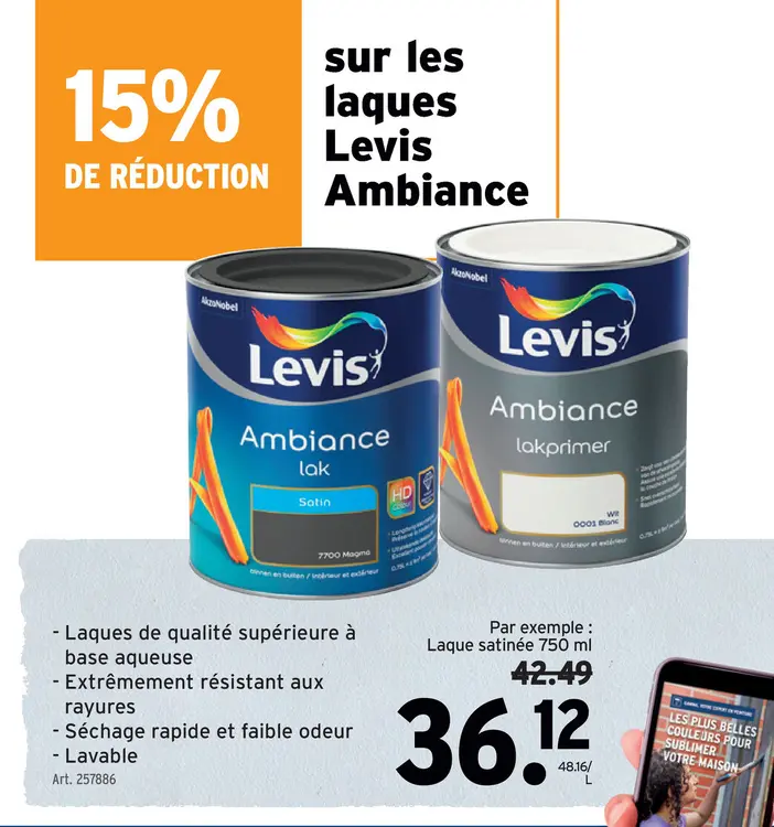 Offre: Laque satinée