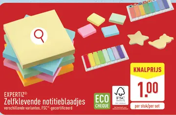 Aanbieding: Zelfklevende notitieblaadjes
