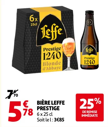 Promotie: BIÈRE Leffe Prestige