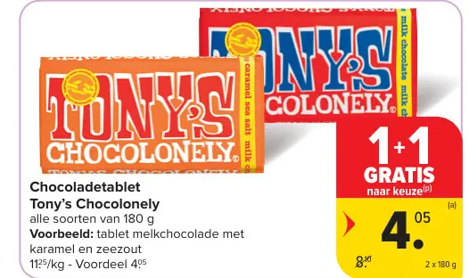 Promotie: Chocoladetablet