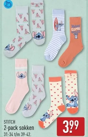 Aanbieding: STITCH 2-pack sokken